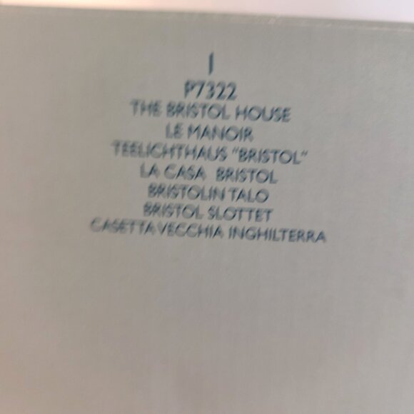 PartyLite Olde World Village Bristol House P7322 Tealight Holder 1990s Boxed - Picture 11 of 13